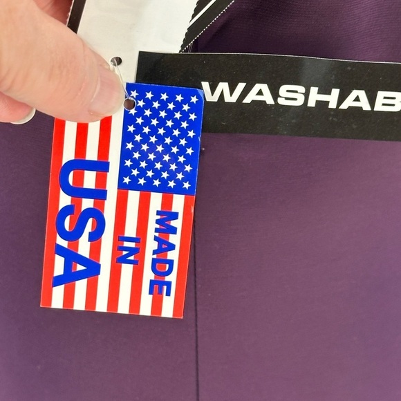 R&M Richards Sheer Beaded Neck and Shoulder Maxi Dress - Plum Purple - size 12 - Picture 11 of 12